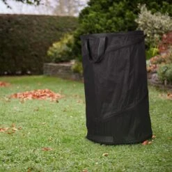 Relaxdays Pop Up Sac à Déchets De Jardin - Lot De 2 - Sac De Jardin 120 L - Noir - Sac à Mauvaises Herbes - Sac à Feuilles -Vendite Pelouse Pro 1200x1200 1268