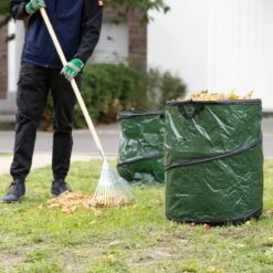 Sac Poubelle De Jardin Réutilisable Navaris 150 Litres - Set De 3 Pièces - Sac De Jardin Pop-up Pour Déchets Verts, Feuilles Ou Mauvaises Herbes - En Vert Avec Couvercle Et Poignées 10 Sac Poubelle De Jardin Réutilisable Navaris 150 Litres - Set De 3 Pièces - Sac De Jardin Pop-up Pour Déchets Verts, Feuilles Ou Mauvaises Herbes - En Vert Avec Couvercle Et Poignées -Vendite Pelouse Pro 1200x1200 1292