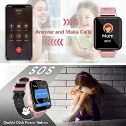 Cadeau FÊTE DES PÈRES - Cadeaux Papa - Montre GPS Enfant ROSE - Avec Appareil Photo Et Téléphone - Tracker Gps Enfants Chat Et Vélo - IP68 Étanche 2G Enfants Smart Watch Compatible Avec IOS Android, 14 Cadeau FÊTE DES PÈRES - Cadeaux Papa - Montre GPS Enfant ROSE - Avec Appareil Photo Et Téléphone - Tracker Gps Enfants Chat Et Vélo - IP68 Étanche 2G Enfants Smart Watch Compatible Avec IOS Android, -Vendite Pelouse Pro 1200x1200 1363