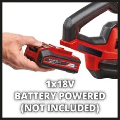 Souffleur à Batterie Universel Einhell GE-UB 18/250 Li E Solo Power X-Change (18 V - Vitesse De L'air 250 Km/h - Tube 3 Pièces - Contrôle De Vitesse électrique Avec Affichage LED - Sans Batterie) -Vendite Pelouse Pro 1200x1200 1373