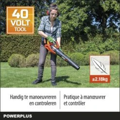 Souffleur De Feuilles Powerplus Dual Power POWDPGSET31 - 40V - Avec Batterie 40 V Et Chargeur 10 Souffleur De Feuilles Powerplus Dual Power POWDPGSET31 - 40V - Avec Batterie 40 V Et Chargeur -Vendite Pelouse Pro 1200x1200 1415