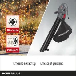 Souffleur à Feuilles Powerplus POWEG9013 - 3300W - Soufflage / Aspiration / Déchiquetage - Avec Sac De Collecte De 40L -Vendite Pelouse Pro 1200x1200 1514
