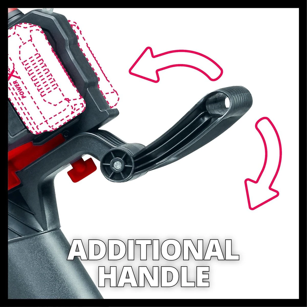 Einhell GE-CL 36/230 Li E Carbon Brushless SOLO Battery Souffleuse à Feuilles / Aspirateur 6 Einhell GE-CL 36/230 Li E Carbon Brushless SOLO Battery Souffleuse à Feuilles / Aspirateur – Image 6