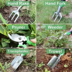 Ensemble D'outils De Jardin 38 Pièces D'outils De Jardin De Haute Qualité, équipés De Gants De Jardin, Ciseaux De Jardin, Sac De Jardin, Pulvérisateur De Jardin, Pelle De Jardin, Bonsaï -Vendite Pelouse Pro 1200x1200 1682