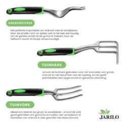 Ensemble D' Outils De Jardin Jarilo - 5 Pièces - Pelle à Plantes - Pelle De Jardin - Râteau De Jardin - Fourche De Jardin - Désherbeur -Vendite Pelouse Pro 1200x1200 1697