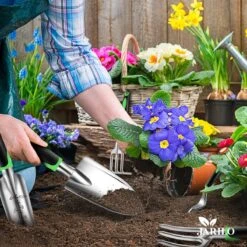 Ensemble D' Outils De Jardin Jarilo - 5 Pièces - Pelle à Plantes - Pelle De Jardin - Râteau De Jardin - Fourche De Jardin - Désherbeur -Vendite Pelouse Pro 1200x1200 1699