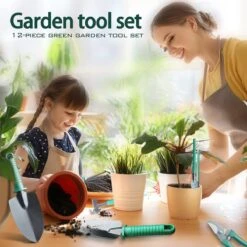 Ensemble D'outils De Jardin Multifonctions 12 Pièces - Avec étui - Pour Tous Les Amoureux Du Jardin - Vert Foncé -Vendite Pelouse Pro 1200x1200 1707