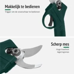 Sécateur Sans Fil Mardin - Sécateur électrique - Taille-haie électrique - Sécateur - Mini Tronçonneuse - Étui Inclus - Batterie Extra - Vert -Vendite Pelouse Pro 1200x1200 197