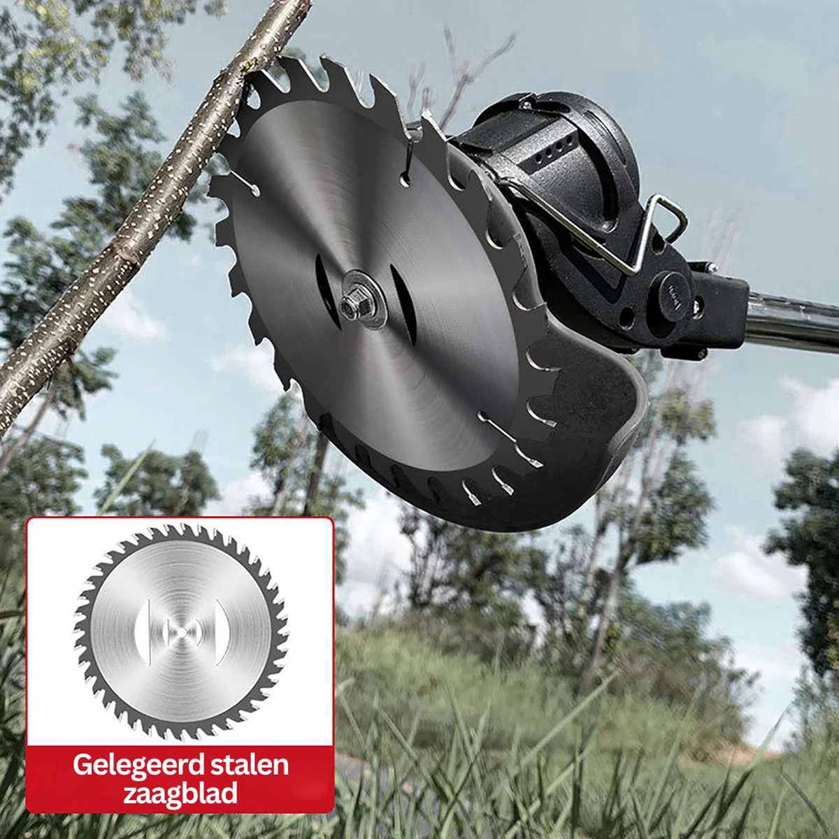 DOERSUPP Brosse à Désherbage électrique - Coupe-herbe Réglable - Set Complet De Tondeuse à Gazon - Haute Qualité - Avec Lames 3 DOERSUPP Brosse à Désherbage électrique - Coupe-herbe Réglable - Set Complet De Tondeuse à Gazon - Haute Qualité - Avec Lames – Image 3