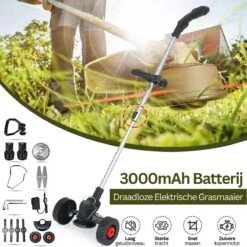 DOERSUPP Brosse à Désherbage électrique - Coupe-herbe Réglable - Set Complet De Tondeuse à Gazon - Haute Qualité - Avec Lames 10 DOERSUPP Brosse à Désherbage électrique - Coupe-herbe Réglable - Set Complet De Tondeuse à Gazon - Haute Qualité - Avec Lames -Vendite Pelouse Pro 1200x1200 314