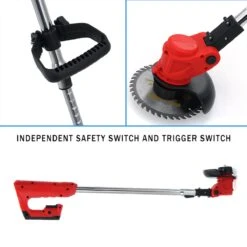 Tondeuses à Tondeuses à Gazon électriques Sans Fil Rechargeables - Tondeuse à Gazon - Tondeuse à Gazon - Poignée Réglable - Avec Lunettes De Lunettes De Sécurité Et 2 Piles - Pour Tailler La Pelouse De Jardin - Rouge -Vendite Pelouse Pro 1200x1200 315