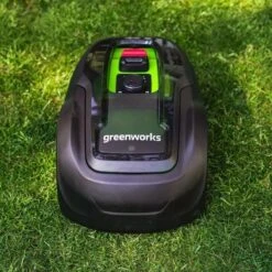 Greenworks 2513307 Tondeuse à Gazon Tondeuse à Gazon Robot Batterie Noir -Vendite Pelouse Pro 1200x1200 412