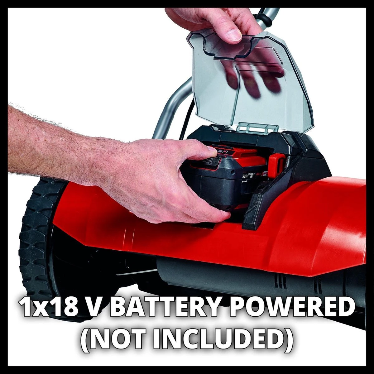 Einhell GE-HM 18/38 Tondeuse à Gazon Poussée Batterie Noir, Gris, Rouge 7 Einhell GE-HM 18/38 Tondeuse à Gazon Poussée Batterie Noir, Gris, Rouge – Image 7