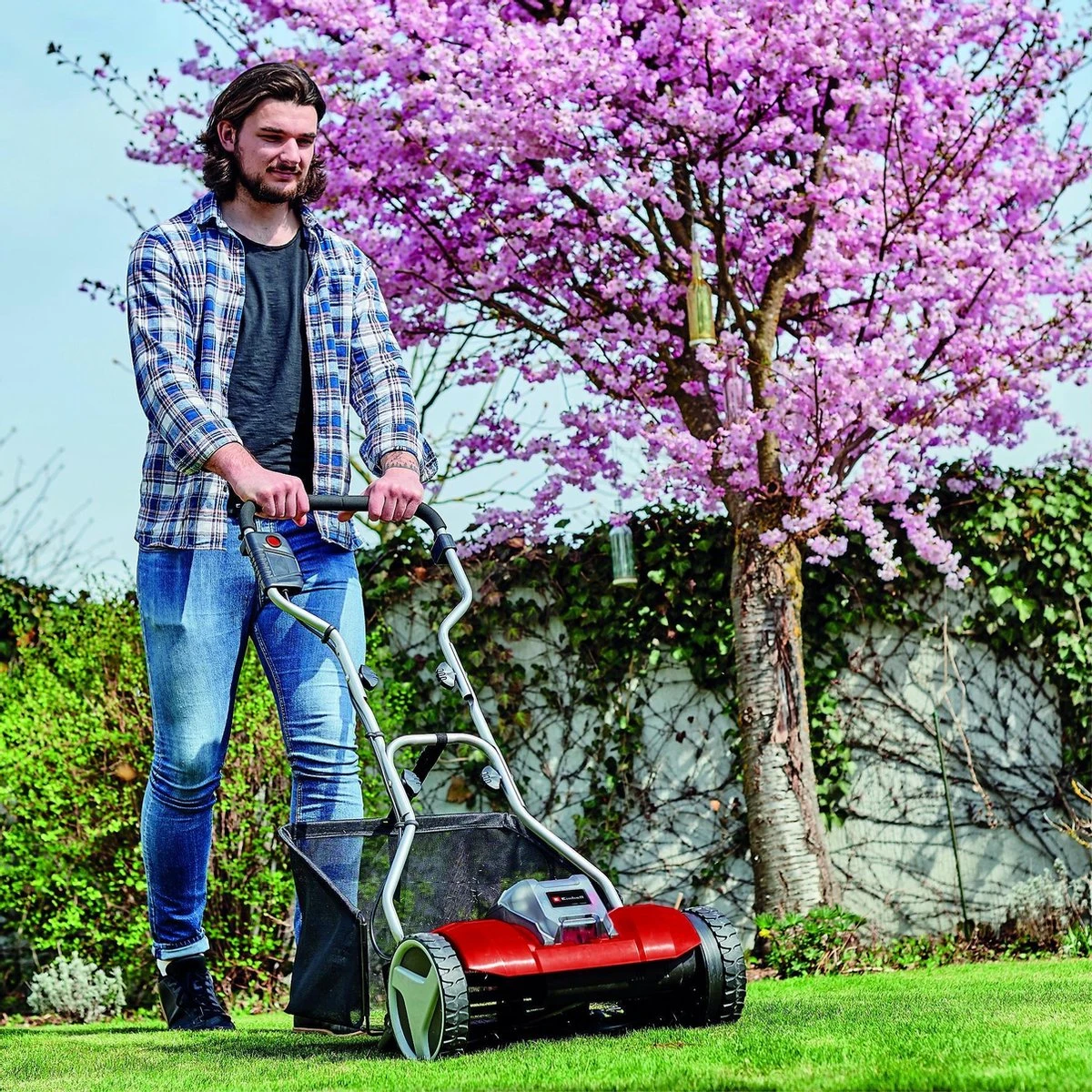 Einhell GE-HM 18/38 Tondeuse à Gazon Poussée Batterie Noir, Gris, Rouge 18 Einhell GE-HM 18/38 Tondeuse à Gazon Poussée Batterie Noir, Gris, Rouge – Image 18