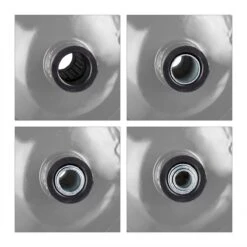 Relaxdays 2x Roue De Brouette 4.80 4.00-8 - Pneumatique - Roue De Secours Avec Adaptateurs - Noir-gris -Vendite Pelouse Pro 1200x1200 546