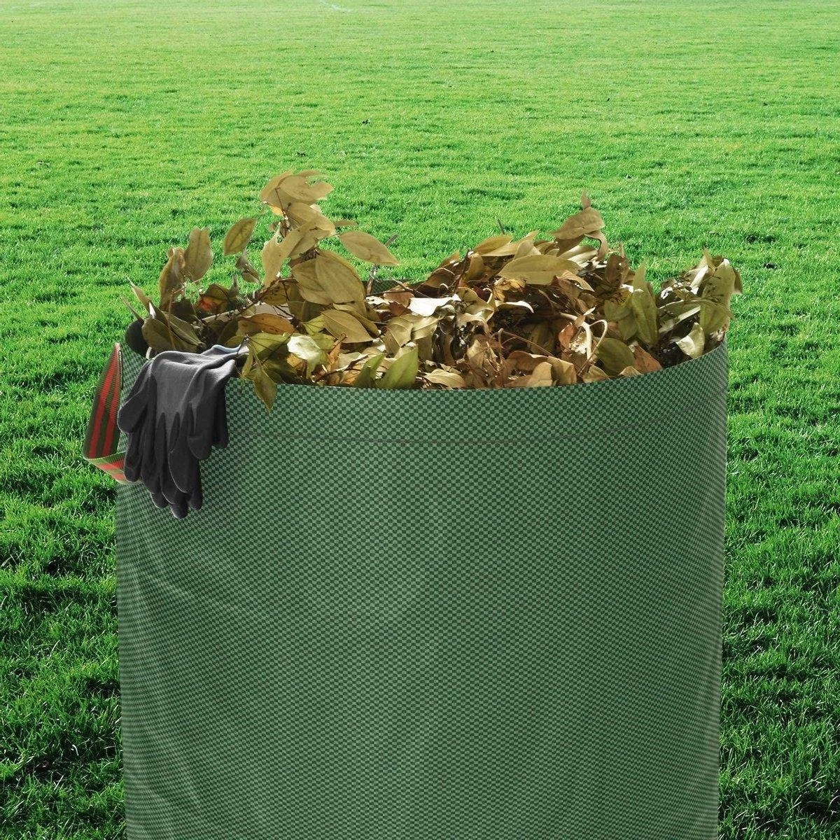 Sac De Jardin, Sac à Déchets De Jardin En Polypropylène (PP) Imperméable Robuste, Sacs à Feuilles Autoportants Et Pliables Incl. Cadeau: 1 Paire De Gants De Jardinage 3 Sac De Jardin, Sac à Déchets De Jardin En Polypropylène (PP) Imperméable Robuste, Sacs à Feuilles Autoportants Et Pliables Incl. Cadeau: 1 Paire De Gants De Jardinage – Image 3