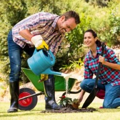 Roue De Brouette Relaxdays 4.80 4.00-8 - Pneu Pneumatique Avec Essieu - Roue De Secours - Pneu De Brouette -Vendite Pelouse Pro 1200x1200 567