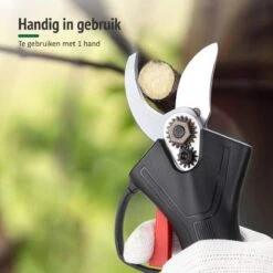 Sécateur à Batterie Foumt SS-1 - Sécateur électrique - Taille-haie électrique - Sécateur - Mini Tronçonneuse - Étui Inclus - Batterie Extra - Zwart -Vendite Pelouse Pro 1200x1200 57