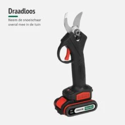 Sécateur à Batterie Foumt SS-1 - Sécateur électrique - Taille-haie électrique - Sécateur - Mini Tronçonneuse - Étui Inclus - Batterie Extra - Zwart -Vendite Pelouse Pro 1200x1200 59