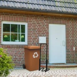 Relaxdays Presse à Déchets Pour Poubelles à Roulettes - Lot De 2 - Presses à Clic - Levier - Presse à Déchets - Noir -Vendite Pelouse Pro 1200x1200 596