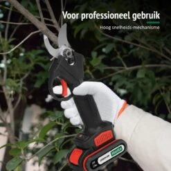 Sécateur à Batterie Foumt SS-1 - Sécateur électrique - Taille-haie électrique - Sécateur - Mini Tronçonneuse - Étui Inclus - Batterie Extra - Zwart -Vendite Pelouse Pro 1200x1200 60