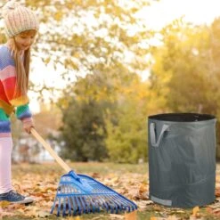 Lot De 3 Sacs Poubelles De Jardin Relaxdays - Sac à Feuilles Pop-up - 160 L - Sac De Jardin - 3 Anses - Gris -Vendite Pelouse Pro 1200x1200 635