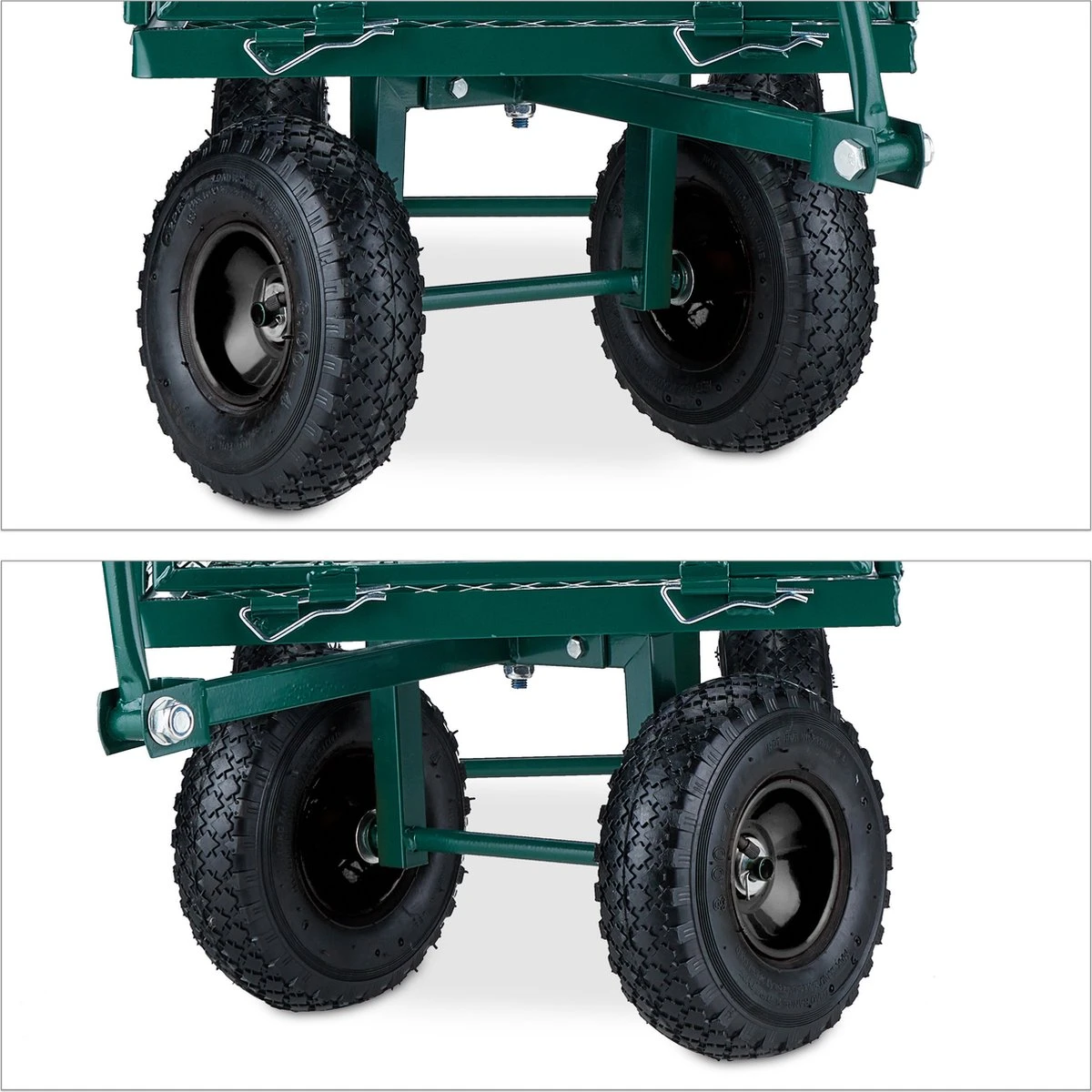 Pneumatiques De Charrette à Bras Relaxdays - 200 Kg - Chariot De Transport En Acier - Chariot De Jardin - Charrette à Bras 9 Pneumatiques De Charrette à Bras Relaxdays - 200 Kg - Chariot De Transport En Acier - Chariot De Jardin - Charrette à Bras – Image 9