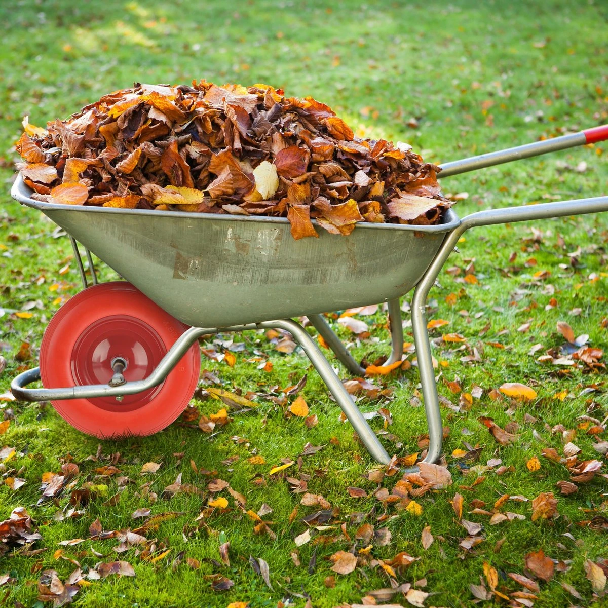 Roue De Brouette Relaxdays Avec Essieu - Pneu Anti-crevaison - Brouette De Roue De Secours - 4.80 4.00-8 10 Roue De Brouette Relaxdays Avec Essieu - Pneu Anti-crevaison - Brouette De Roue De Secours - 4.80 4.00-8 – Image 10