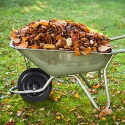 Relaxdays 1x Roue De Brouette 4.00-6 - Caoutchouc Complet - Roue De Secours Anti-crevaison - Complète - Adaptateurs -Vendite Pelouse Pro 1200x1200 708