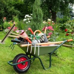 Roue De Brouette Relaxdays 4.80 4.00-8 - Roue De Secours Brouette - Pneu Pneumatique - Avec Adaptateurs Schwarz-Schwarz -Vendite Pelouse Pro 1200x1200 732