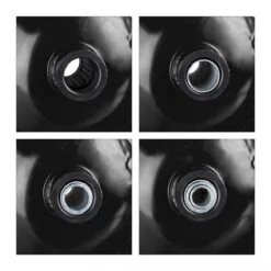 Roue De Brouette Relaxdays 4.80 4.00-8 - Roue De Secours Brouette - Pneu Pneumatique - Avec Adaptateurs Schwarz-Schwarz -Vendite Pelouse Pro 1200x1200 734