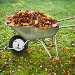 Roue De Brouette Relaxdays 4.80 4.00-8 - Roue De Secours Avec Axe - Pneu De Brouette - Jante En Acier Blanc -Vendite Pelouse Pro 1200x1200 739