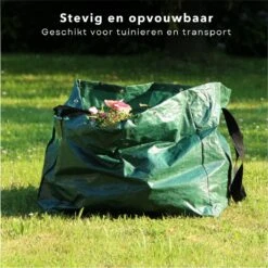 Cheqo® Sac à Déchets De Jardin Carré - Sac à Déchets De Jardin - Poubelle De Jardin - Sac à Mauvaises Herbes - Jardinage - Sac à Déchets Verts - 245 Litres -Vendite Pelouse Pro 1200x1200 754