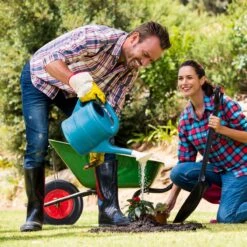 Roue De Brouette Relaxdays -crevaison Relaxdays - 4.80/4.00-8 - Jante Plastique - Pneu De Brouette En Caoutchouc -Vendite Pelouse Pro 1200x1200 813