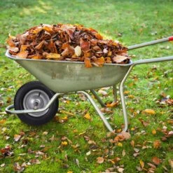 Roue De Brouette Relaxdays 4.80 4.00-8 - Pneumatique - Avec Essieu - Jante En Acier - Jusqu'à 200 Kg Noir -Vendite Pelouse Pro 1200x1200 819