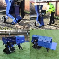 Bundle T-Mech : Fendeur De Bûches 370 Mm/ 15 Hp Shredder 102 Mm Max - Broyage De Bois - Fendage De Bois - équipement De Sécurité GRATUIT - Broyeur De Bois -Vendite Pelouse Pro 1200x1200 838