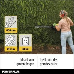 Powerplus POWXG2018 Taille-haie - 25,4 Cc - Longueur De Lame 600 Mm - Distance De Lame 28 Mm -Vendite Pelouse Pro 1200x1200 89