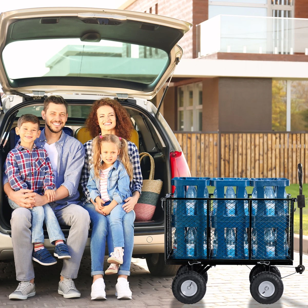 Pneumatiques De Charrette à Bras Relaxdays - 500 Kg - Chariot De Transport - Chariot De Jardin - Grande Charrette à Bras 5 Pneumatiques De Charrette à Bras Relaxdays - 500 Kg - Chariot De Transport - Chariot De Jardin - Grande Charrette à Bras – Image 5