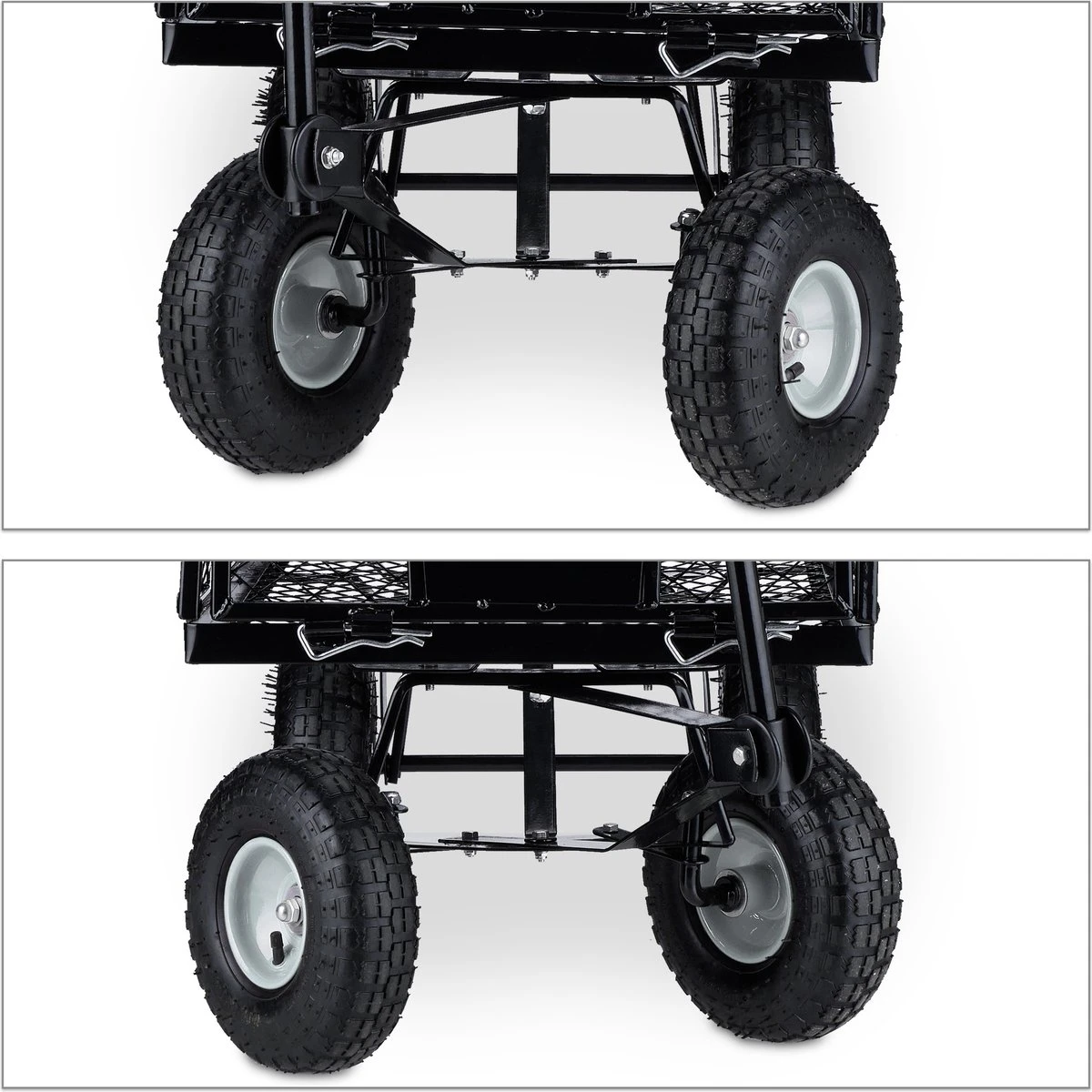 Pneumatiques De Charrette à Bras Relaxdays - 500 Kg - Chariot De Transport - Chariot De Jardin - Grande Charrette à Bras 8 Pneumatiques De Charrette à Bras Relaxdays - 500 Kg - Chariot De Transport - Chariot De Jardin - Grande Charrette à Bras – Image 8