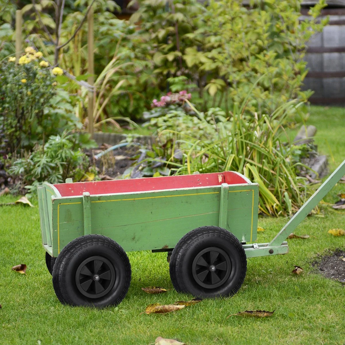 Roue De Brouette Relaxdays 4.00-6 - Caoutchouc - Noir - Pneu De Brouette Anti-crevaison - Roue De Secours 8 Roue De Brouette Relaxdays 4.00-6 - Caoutchouc - Noir - Pneu De Brouette Anti-crevaison - Roue De Secours – Image 8