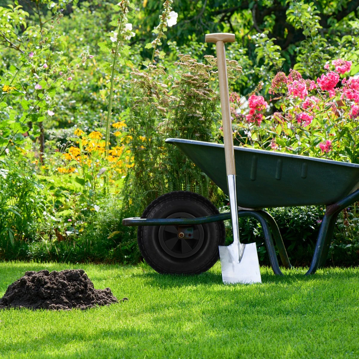 Roue De Brouette Relaxdays 4.00-6 - Caoutchouc - Noir - Pneu De Brouette Anti-crevaison - Roue De Secours 9 Roue De Brouette Relaxdays 4.00-6 - Caoutchouc - Noir - Pneu De Brouette Anti-crevaison - Roue De Secours – Image 9