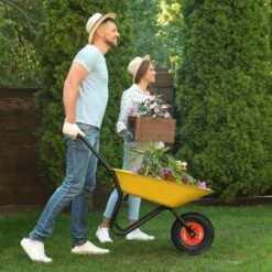 Relaxdays Pneu De Brouette Avec Chambre à Air - Pneu De Secours - Pneu Pneumatique - Roue De Brouette - 2 Pièces -Vendite Pelouse Pro 1200x1200 908