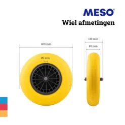 MESO Roue De Brouette Anti Fuite - 4.80/4.00-8 - Pneu Massief PU - Roue Anti-Fuite Avec Axe 130mm - Pneu De Brouette 4.80/400 Pour Brouette 16 MESO Roue De Brouette Anti Fuite - 4.80/4.00-8 - Pneu Massief PU - Roue Anti-Fuite Avec Axe 130mm - Pneu De Brouette 4.80/400 Pour Brouette -Vendite Pelouse Pro 1200x1200 924