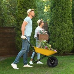 Relaxdays 2x Roue De Brouette 4.80 4.00-8 - Roue De Secours Brouette - Pneu Pneumatique - Jante En Acier -Vendite Pelouse Pro 1200x1200 934