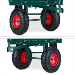 Pneumatiques De Charrette à Bras Relaxdays - 200 Kg - Chariot De Transport En Acier - Chariot De Jardin - Charrette à Bras -Vendite Pelouse Pro 1200x1200 960