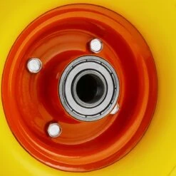 PrimeMatik - Roue De Brouette Massief Jaune 120 Kg 10x3.5" 254x89 Mm. Courroie De Rechange Pour Plate-forme De Transport Et Chariots -Vendite Pelouse Pro 1200x1200 964