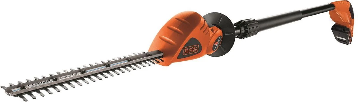 Black & Decker BLACK+DECKER GTC1843L20-QW Taille-haie Sur Mât -18V - 45cm - Avec Batterie Et Chargeur 1 Black & Decker BLACK+DECKER GTC1843L20-QW Taille-haie Sur Mât -18V - 45cm - Avec Batterie Et Chargeur