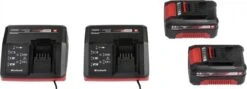 Einhell GE-CM 43 Li M Kit Tondeuse à Gazon Poussée Batterie Noir, Gris, Rouge -Vendite Pelouse Pro 1200x432 2
