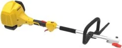 STANLEY Outil 4 En 1 - Coupe-bordure - Débroussailleuse - Elagueuse - Taille Haie - Moteur 26 Cm² 2 Temps - Carburateur Walbro