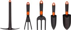 Ensemble D'outils De Jardin 5 Pièces Pour L'entretien Du Jardin, Griffe De Jardin, Truelle De Repiquage, Hachoir Combiné, Panneau De Fleurs, Mini Fourche, Outils à Main De Jardin En Plastique Renforcé De Fibre De Verre